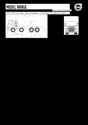 Fahrgestell Volvo Trucks FMX11.330 8x4 X-High Rigid