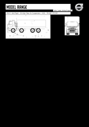 Fahrgestell Volvo Trucks FMX11.350 8x6 Rigid - XX-High