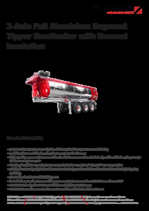 Sattelauflieger Kipper Schwarzmüller 3-Axle Full Aluminium Segment Tipper Semitrailer with thermal insulation