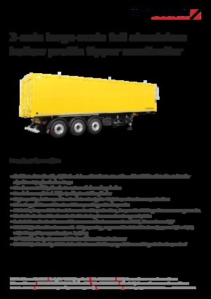 Sattelauflieger Kipper Schwarzmüller 3-axle large-scale full aluminium hollow profile tipper semitrailer