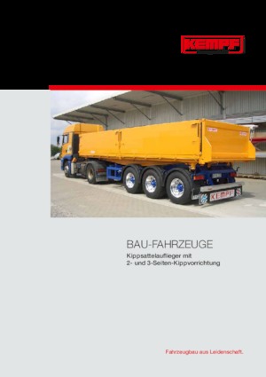 Sattelauflieger Kipper Kempf SKD 35/3-S