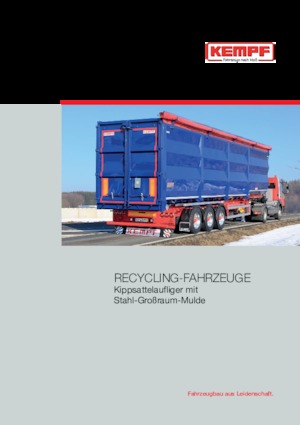 Sattelauflieger Kipper Kempf SKM 35/3 SHL-LIGHT