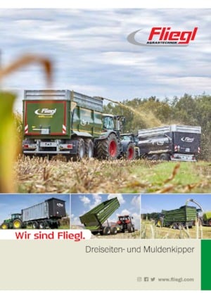 Anhänger kippen Fliegl EDK 40