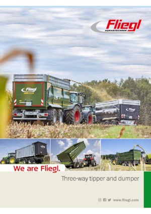 Anhänger kippen Fliegl EDK 40