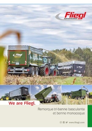 Anhänger kippen Fliegl EDK 40