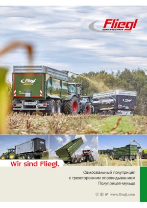 Anhänger kippen Fliegl EDK 40