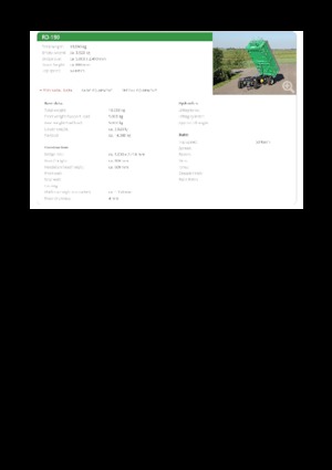 Anhänger kippen Reisch RD-180