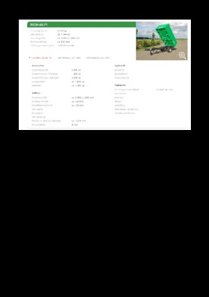 Anhänger kippen Reisch REDK-60.PF