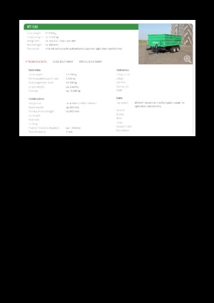 Anhänger kippen Reisch RT-130