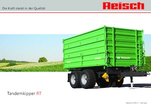 Anhänger kippen Reisch RT-140KS