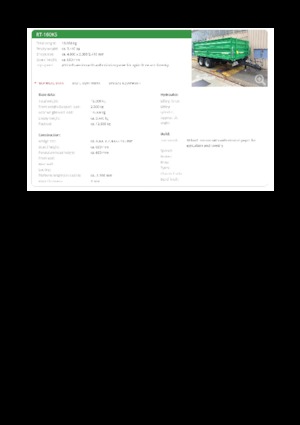 Anhänger kippen Reisch RT-160KS