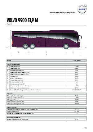 Reisebusse Volvo Buses 9900 13.9