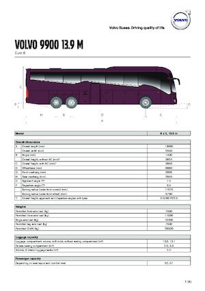 Reisebusse Volvo Buses 9900 13.9