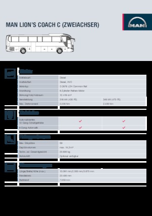 Reisebusse MAN Lion’s Coach C