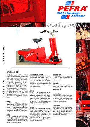 E-Schlepper PEFRA 505