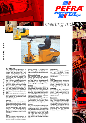 E-Schlepper PEFRA 510/1.5