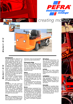 E-Schlepper PEFRA 610/1400
