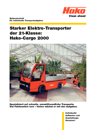 E-Schlepper Hako Cargo 2000