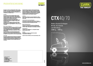 E-Schlepper Clark CTX 70