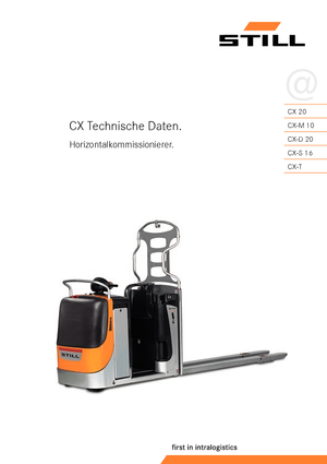 E.-Stand-Niederhubagen Still CX-T