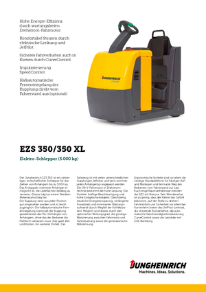 E-Schlepper Jungheinrich EZS 350