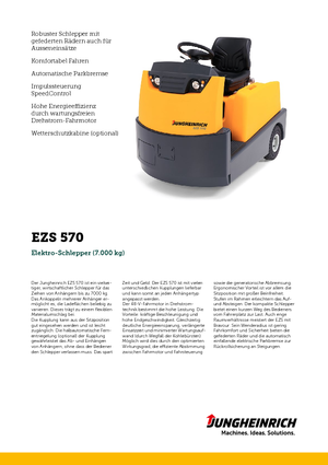 E-Schlepper Jungheinrich ESZ 570