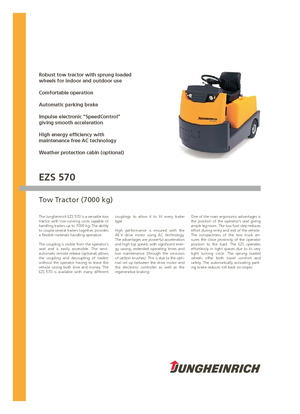 E-Schlepper Jungheinrich EZS 570