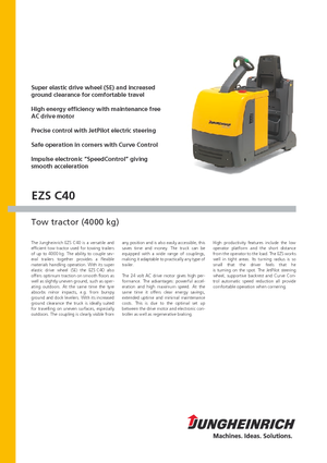 E-Schlepper Jungheinrich EZS C40