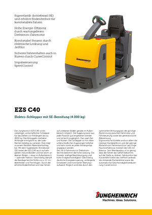 E-Schlepper Jungheinrich EZS C40