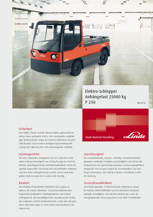 E-Schlepper Linde P250 LWB