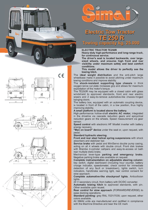 E-Schlepper Simai TE 250 R