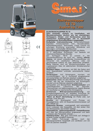 E-Schlepper Simai TE 70 ac
