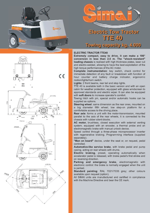 E-Schlepper Simai TTE 40 ac