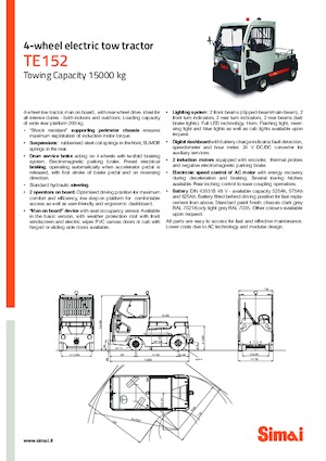 E-Schlepper Simai TE 152