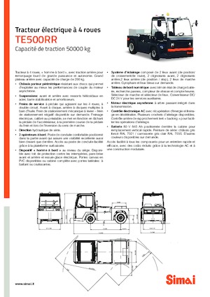 E-Schlepper Simai TE 500 RR