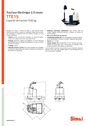 E-Schlepper Simai TTE 15