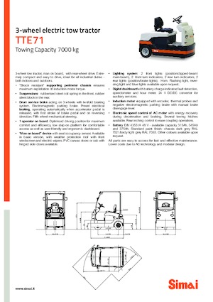 E-Schlepper Simai TTE 71