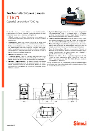 E-Schlepper Simai TTE 71