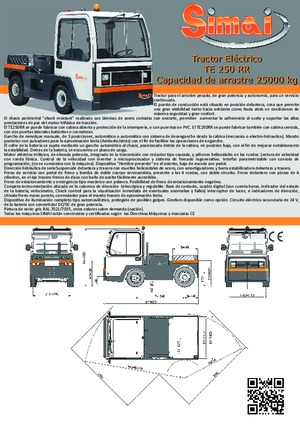 E-Schlepper Simai TE 250 RR