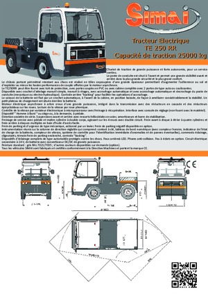 E-Schlepper Simai TE 250 RR
