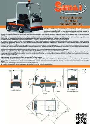 E-Schlepper Simai TE 80 IXB ac