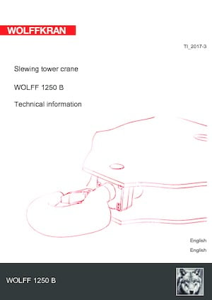 Turmkrane-N-od. Wolffkran 1250 B