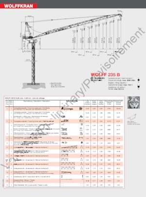 Turmkrane-N-od. Wolffkran 235 B