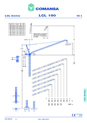 Turmkrane-N-od. Comansa LCL 190