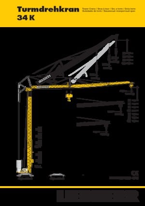 Turmkrane-LK-ud Liebherr 34 K 