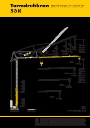 Turmkrane-LK-ud Liebherr 53 K 