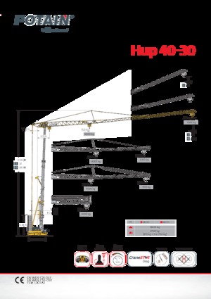 Turmkrane-LK-ud Potain Hup40-30