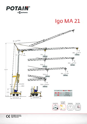 Turmkrane-LK-ud Potain Igo MA 21