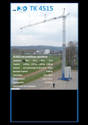 Turmkrane-LK-ud KSD TK 4515 (2,5m)
