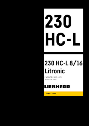 Turmkrane-LK-od Liebherr 230 HC-LH 8/16 Litronic